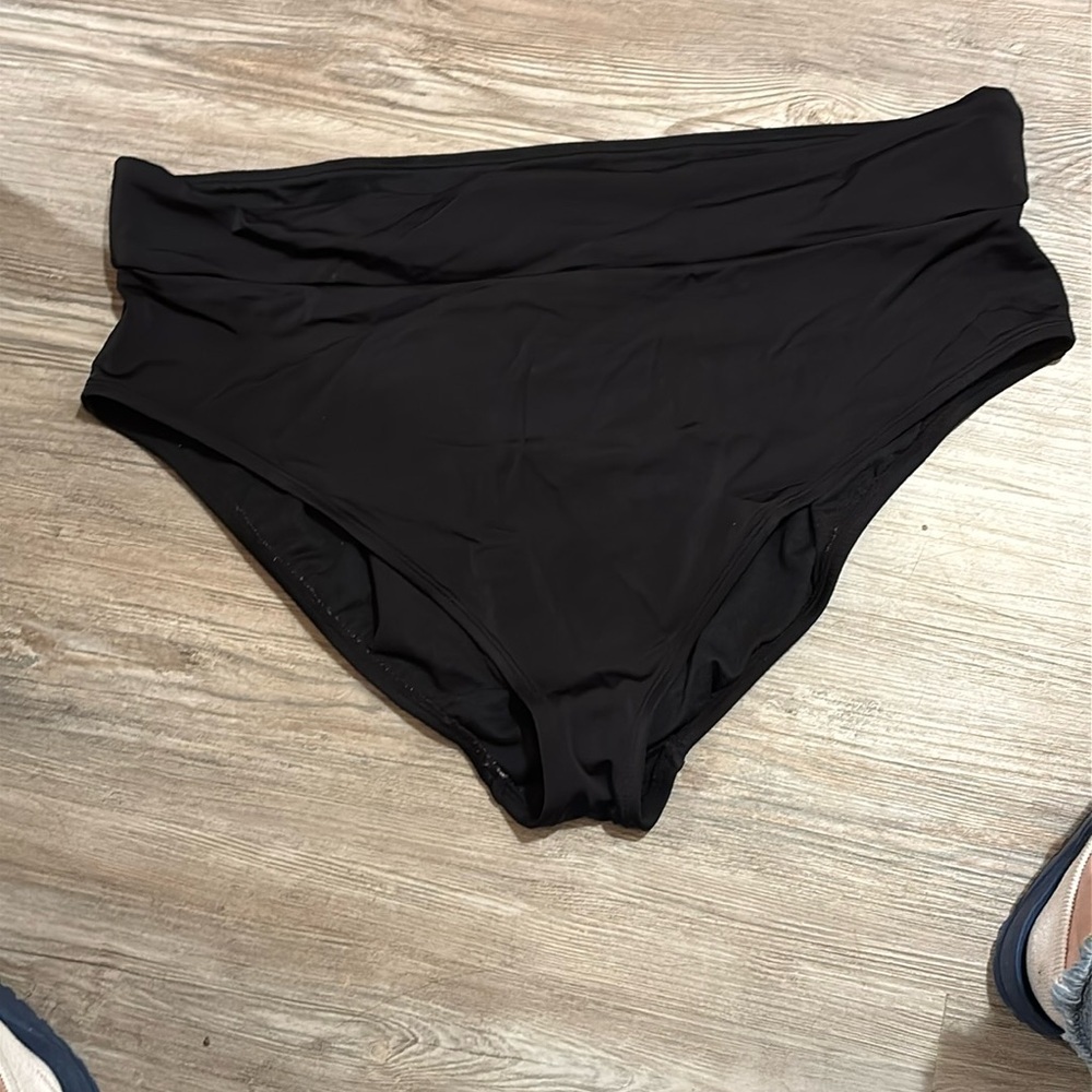 💐Black High-Waisted Bikini Bottom